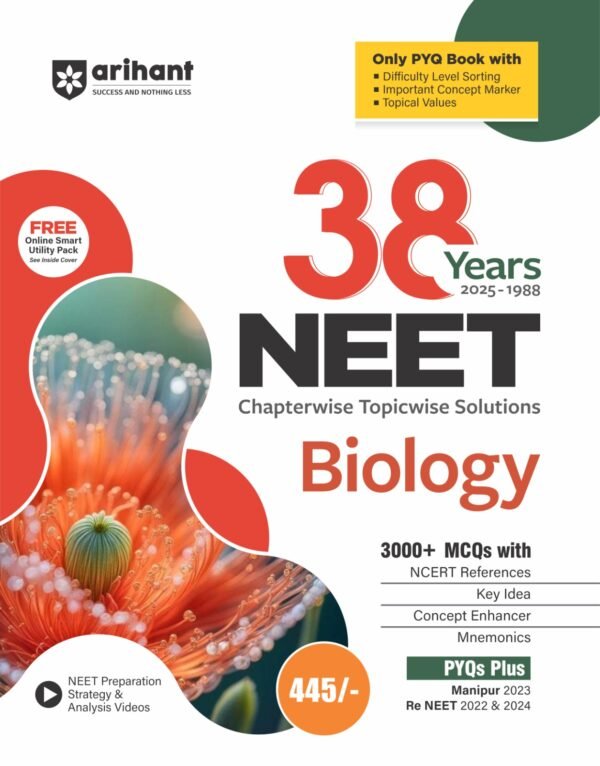NEET Chapterwise Topicwise Solutions: 3000+ Questions