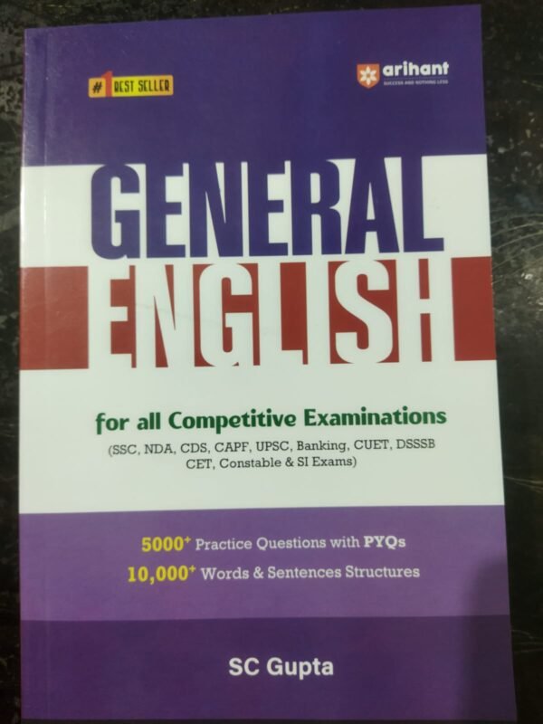 General English For All Competitive Exams.