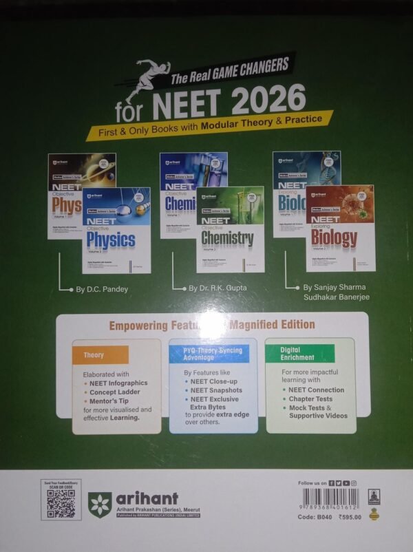 NEET 2026: Only Books With Modular Theory