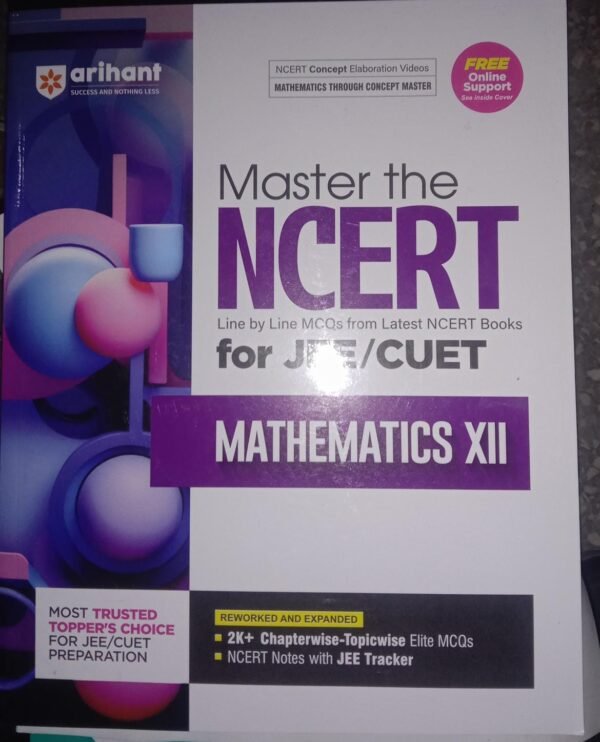 Master The NCERT For JEE/CUET Mathematics XII