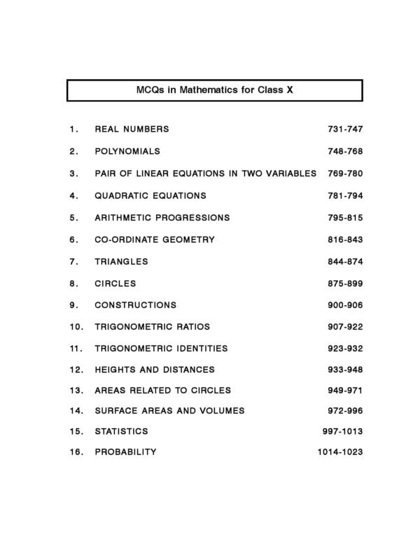 Arun Deep’s Self Help to C.B.S.E. Mathematics (Solutions of RD Sharma) Class 10 : 2024-25 EDITION (BASED ON LATEST CBSE SYLLABUS) - Image 3