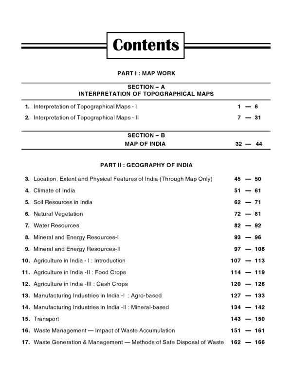 Arun Deep’s Self-Help to I.C.S.E. A Textbook of Geography 10 : 2025-26 Edition (Based on Latest ICSE Syllabus) - Image 3