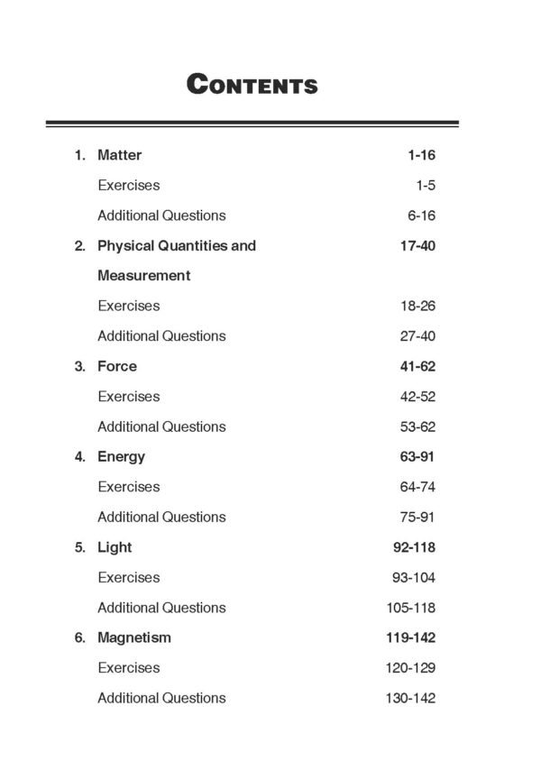 Arun Deep’s Self-Help to I.C.S.E Understanding Physics 6 : 2025-26 Edition (Based on Latest ICSE Syllabus) - Image 2