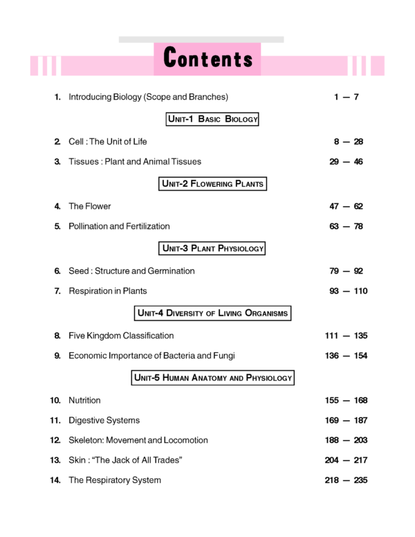 ARUN DEEP’S SELF-HELP TO I.C.S.E. BIOLOGY 9 : 2025-26 Edition (Based on Latest ICSE Syllabus) [Includes Answers of Concise Biology] - Image 2