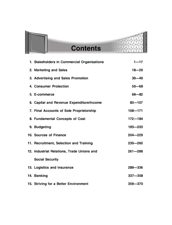 Arun Deep’s Self-Help to I.C.S.E. Commercial Studies 10 : 2025-26 Edition (Based on Latest ICSE Syllabus) - Image 2