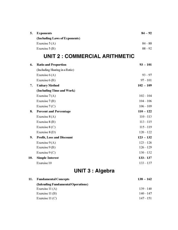 ARUN DEEP’S SELF-HELP TO I.C.S.E. CONCISE MATHEMATICS MIDDLE SCHOOL 7 : 2025-26 EDITION (BASED ON LATEST ICSE SYLLABUS) - Image 3