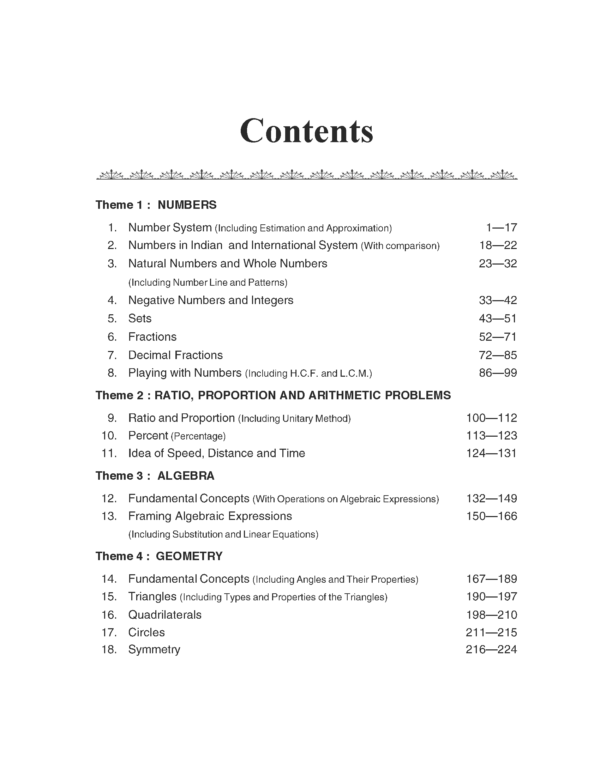 Explore Arun Deep’s I.C.S.E. Concise Mathematics, thoughtfully crafted for Class 6 students. - Image 2