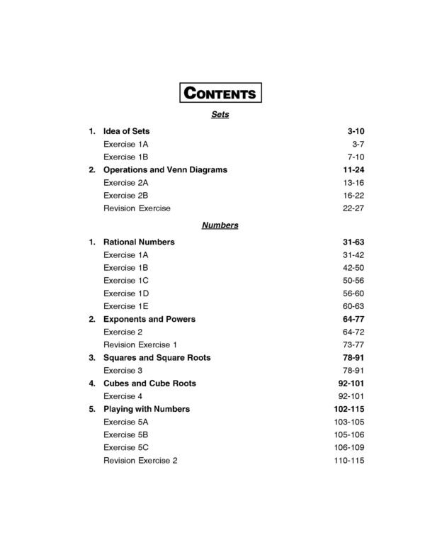 Arun Deep’s Self-Help to I.C.S.E Essential Mathematics 8 : 2025-26 Edition (Based on Latest ICSE Syllabus) - Image 3
