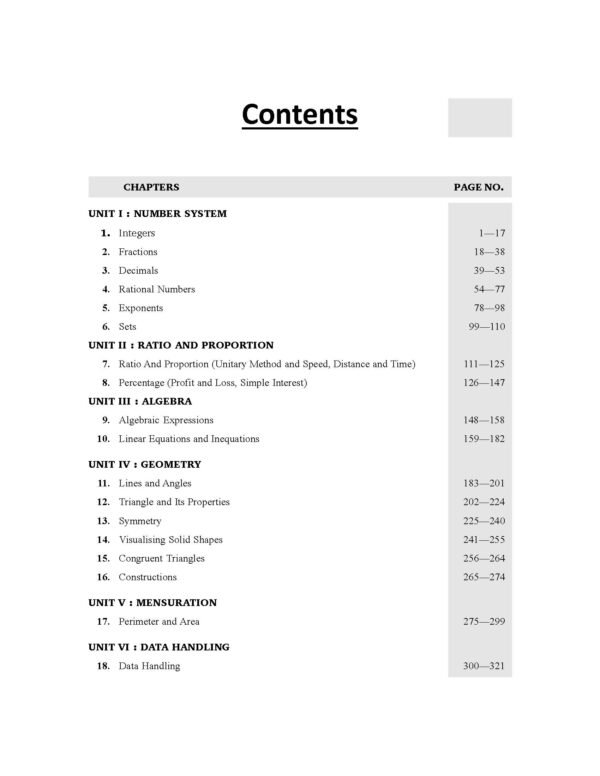 Arun Deep’s Self-Help to Frank EMU Mathematics Class 7 : 2023-24 Edition (Based on Latest ICSE Syllabus) - Image 3