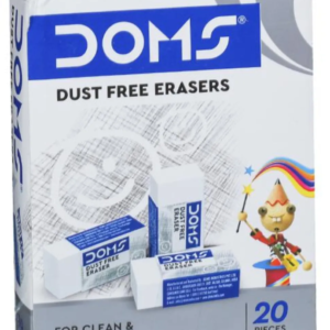 Doms Dust Free White Eraser 1 Pack of 20 Erasers