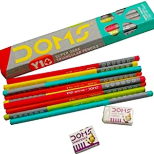 Doms Y1 Plus Pencil 5 Pack of 10 Pencils(50 Pencils)