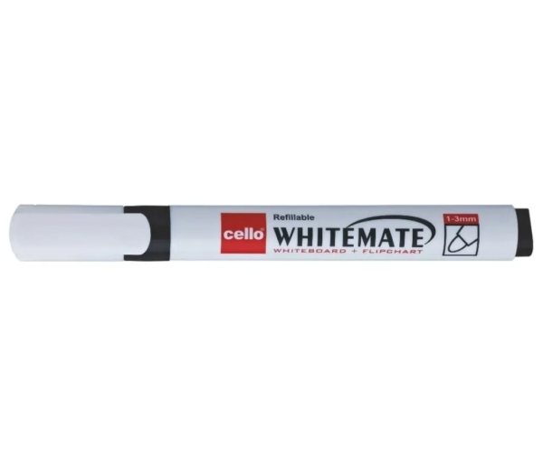 Cello Whitemate Pen White Board Marker Pen Black Color - Image 3