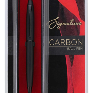 Cello Signature Carbon Ball Pen Blue Pen 0.7 mm Gift Pack of 1 Pen