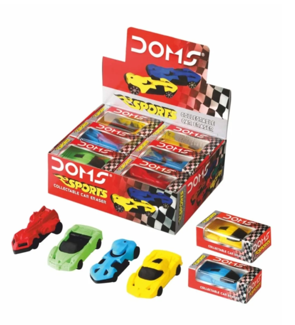 Doms Eraser Sports Car Coloured Sented Eraser