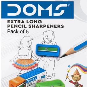 Doms Extra Long Pencil Sharpener 1 Pack of 5 Sharpener