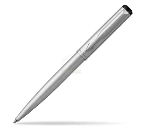 Parker Vector Stainless steel Chrome Trim Ball Pen + Free Key Chain (Pack of 1) - Image 5