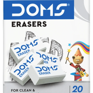 Doms Eraser White 1 Pack of (20 Pieces)