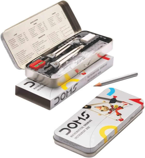 Doms Geometry Box Dommy Mathematical Drawing Instrumental Box - Image 2