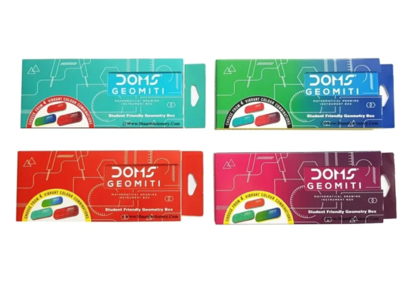 Doms Geomiti Mathematical Drawing Instrument geometry box - Image 2